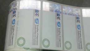 Holographic Printed Paper Label